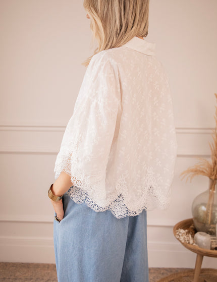 Lucy Lace White - Blouse