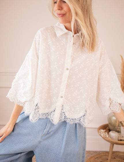 Lucy Lace White - Blouse