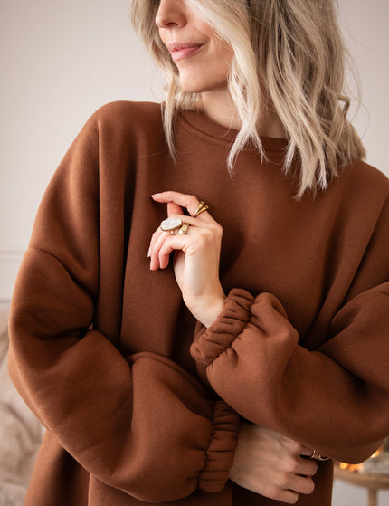 Lily Wifey Caramel/Off White - Sweater