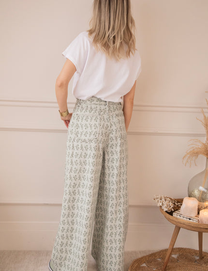 Grow Wide Soft Green - Jeans