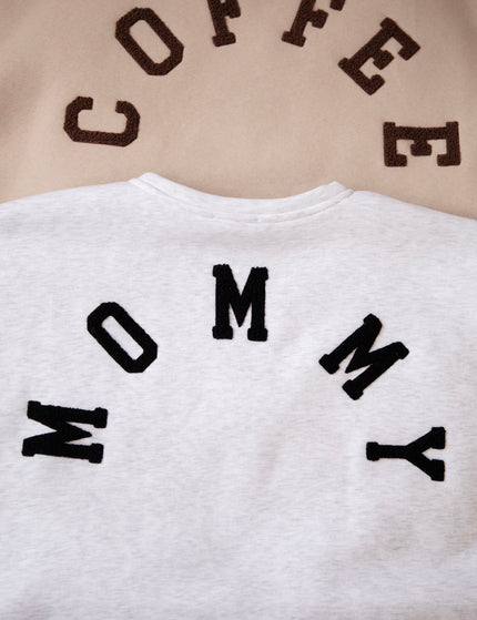 Lily Mommy Soft Grey/Black - Sweater