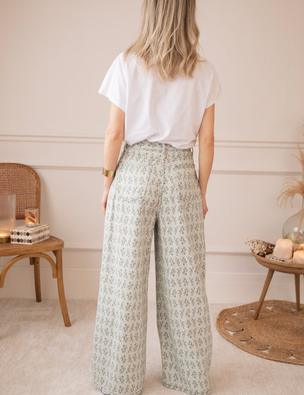 Grow Wide Soft Green - Jeans