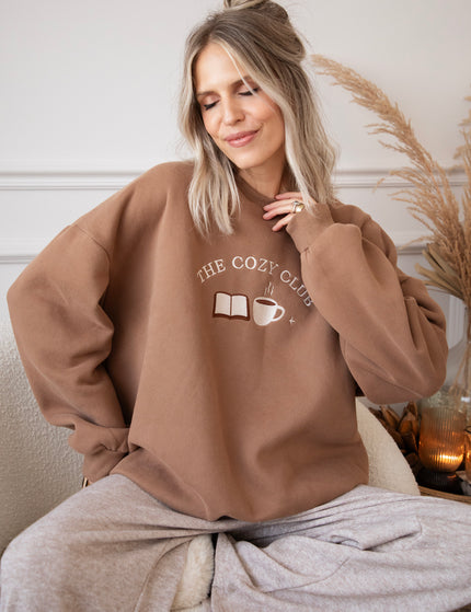 Simplicity Cozy Club Brown - Sweater