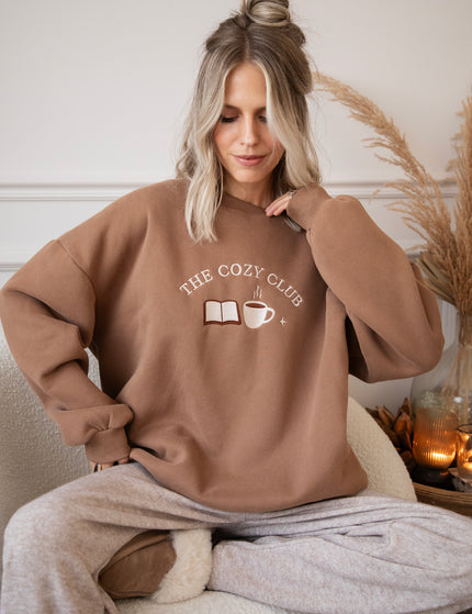 Simplicity Cozy Club Brown - Sweater