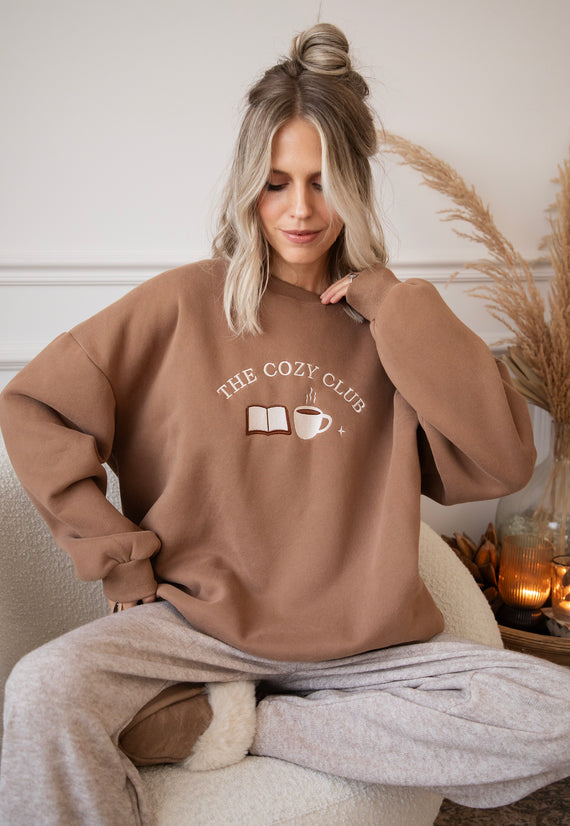 Simplicity Cozy Club Brown - Sweater