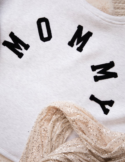 Lily Mommy Soft Grey/Black - Sweater