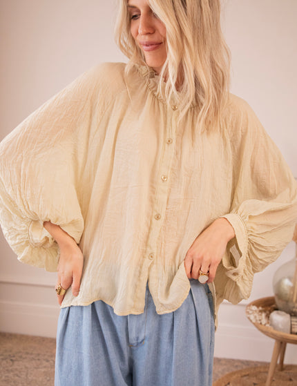 Bluse - Breezy Moments - Creme