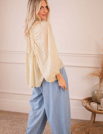 Bluse - Breezy Moments - Creme