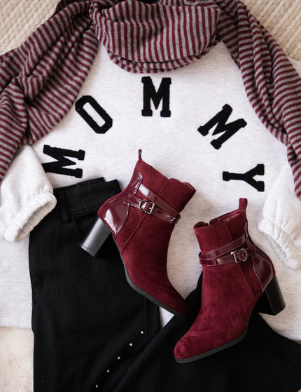 Lily Mommy Soft Grey/Black - Sweater