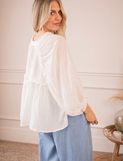 Bluse - Breezy Moments - Weiß