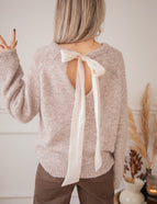 Bowy Bo Taupe - Sweater