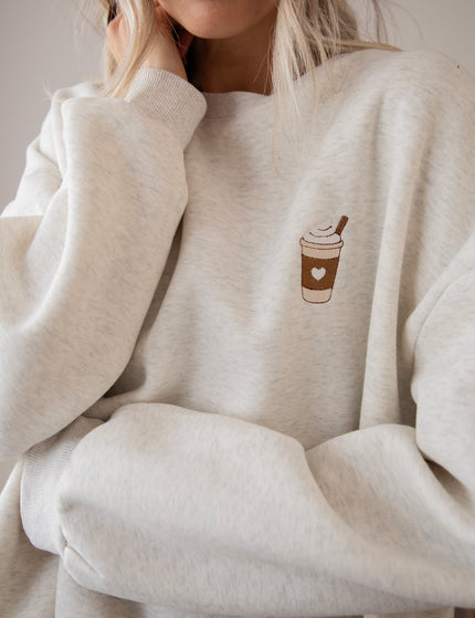 Simplicity Pumpkin Spice Soft Grey - Sweater