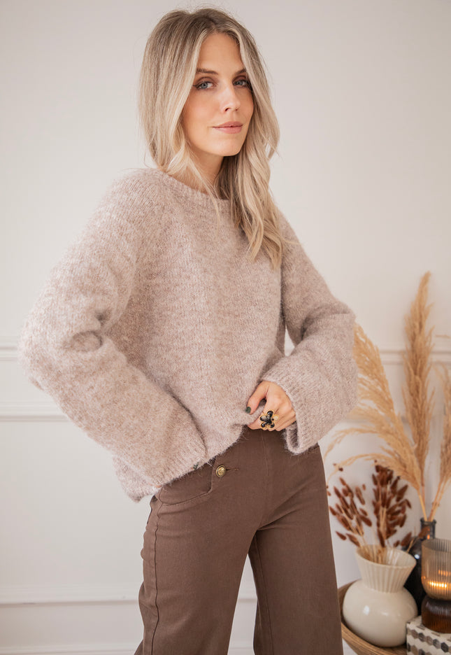 Pullover - Bowy Bo - Taupe