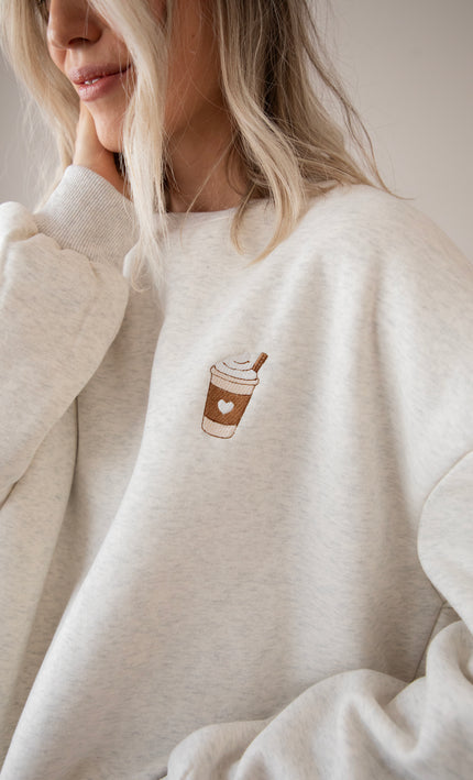 Simplicity Pumpkin Spice Soft Grey - Sweater
