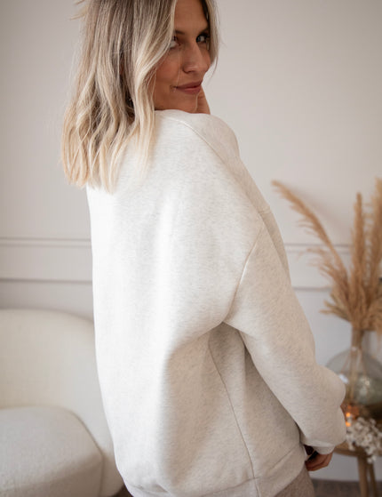 Simplicity Pumpkin Spice Soft Grey - Sweater