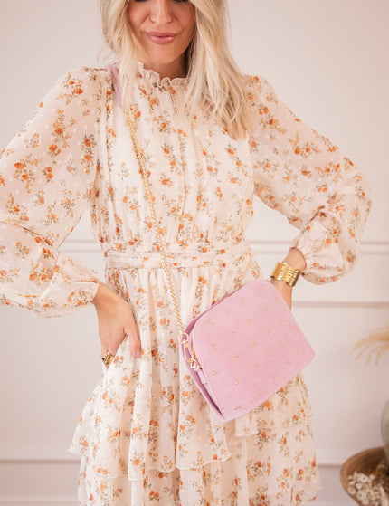 Kleid - Dancing With Roses - Beige/Orange