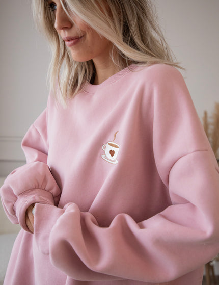 Pullover - Simplicity & Coffee - Rosa