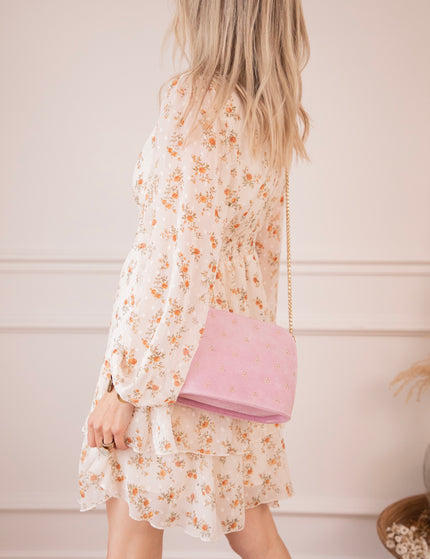 Kleid - Dancing With Roses - Beige/Orange