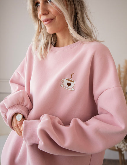 Pullover - Simplicity & Coffee - Rosa