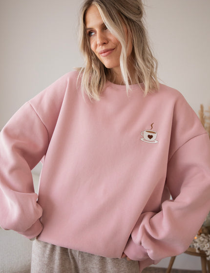 Pullover - Simplicity & Coffee - Rosa