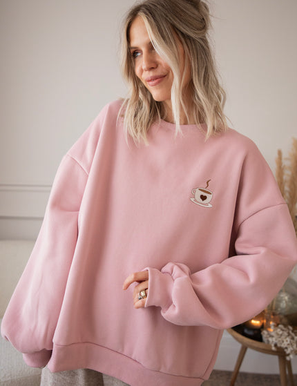 Pullover - Simplicity & Coffee - Rosa