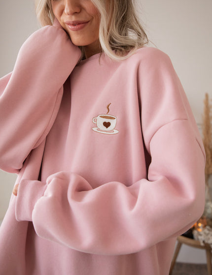 Pullover - Simplicity & Coffee - Rosa