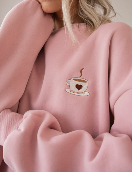 Pullover - Simplicity & Coffee - Rosa