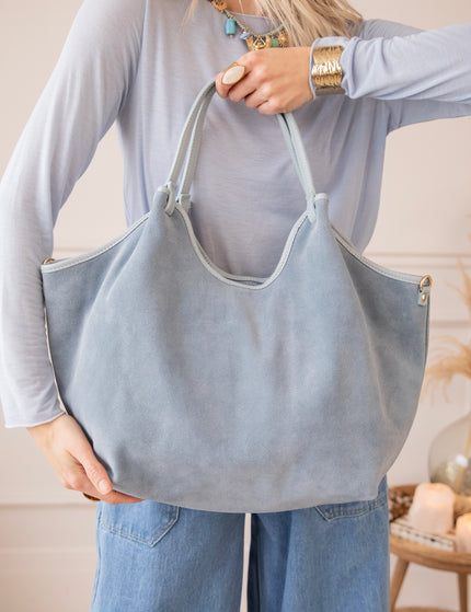 Syma Suede Blue - Handtas