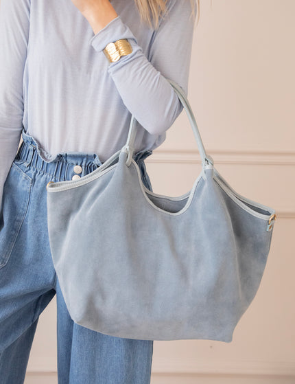 Syma Suede Blue - Handtas