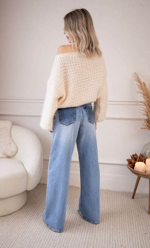 Taille With A Twist Blue - Jeans