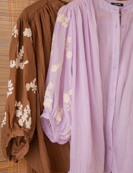 Bluse - Bloomery - Lila