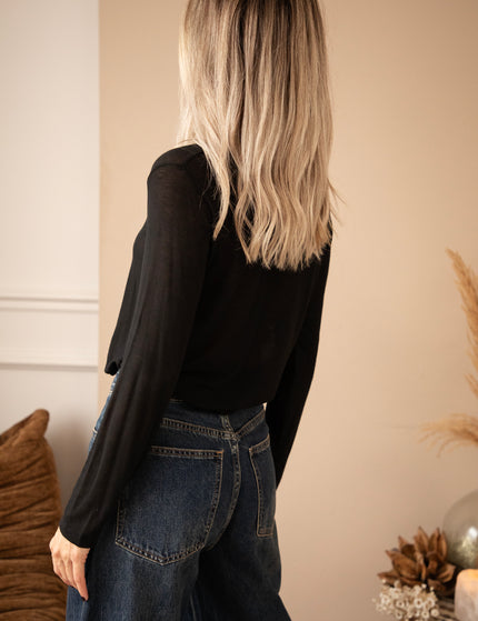 Langarmshirt - Undercover Base - Schwarz