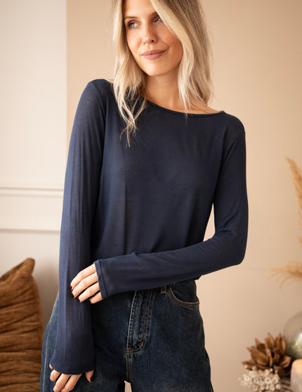 Langarmshirt - Undercover Base - Dunkelblau