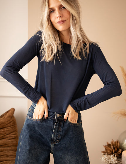 Langarmshirt - Undercover Base - Dunkelblau