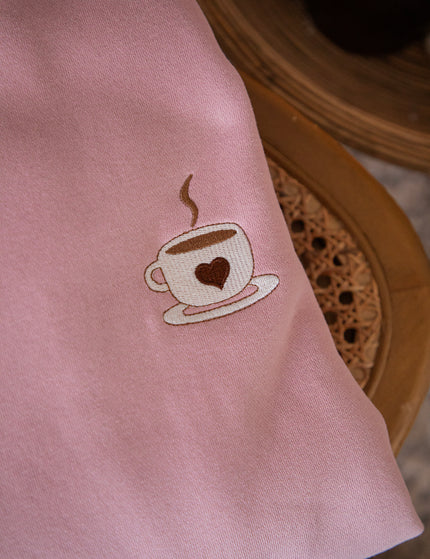 Pullover - Simplicity & Coffee - Rosa