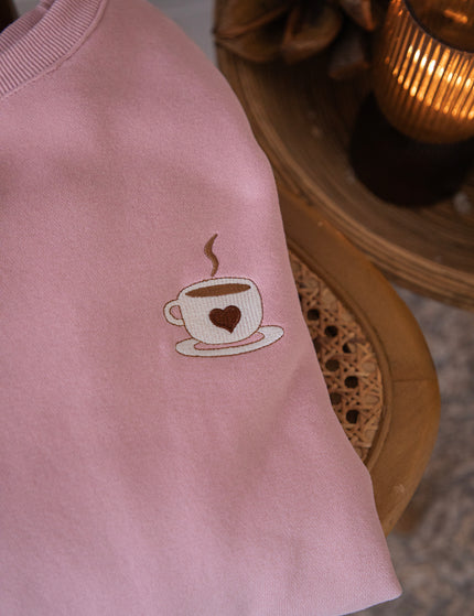 Pullover - Simplicity & Coffee - Rosa
