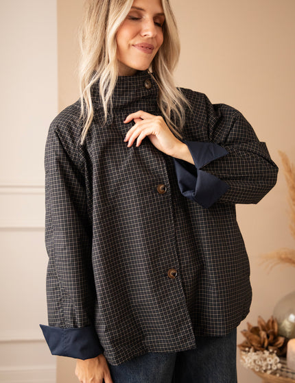 Jacke - Twin Side Trench - Dunkelblau