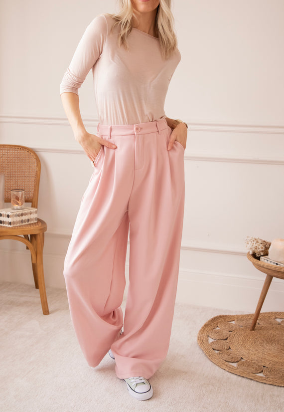 Bravery Wide Pink - Broek