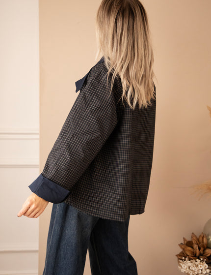 Jacke - Twin Side Trench - Dunkelblau