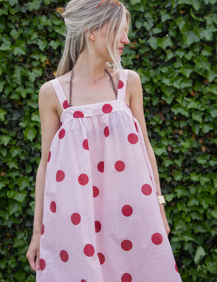 Kleid - Dots Of Sunshine - Babyrosa/Himbeere