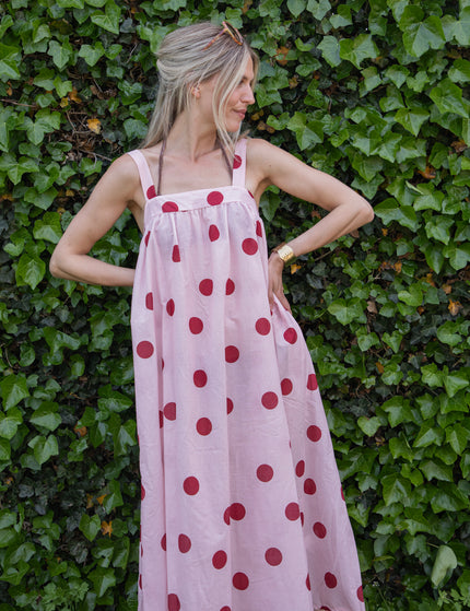 Kleid - Dots Of Sunshine - Babyrosa/Himbeere