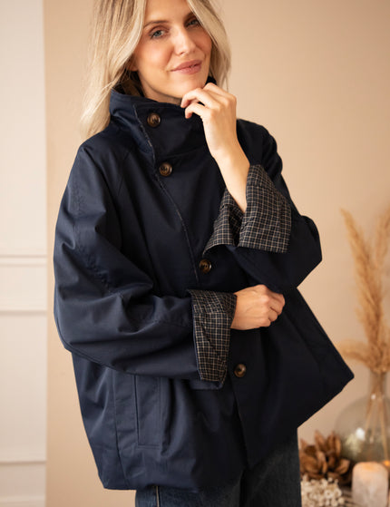 Jacke - Twin Side Trench - Dunkelblau