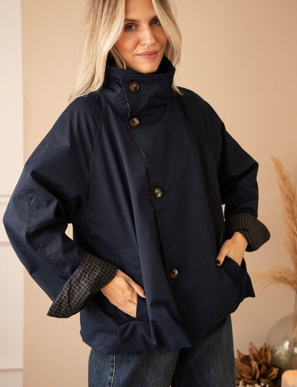 Jacke - Twin Side Trench - Dunkelblau