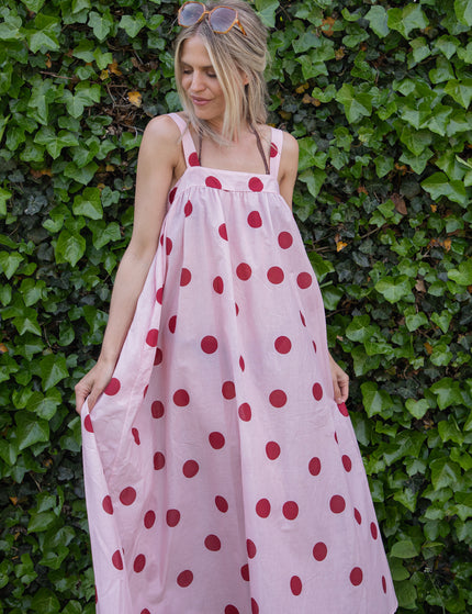 Kleid - Dots Of Sunshine - Babyrosa/Himbeere