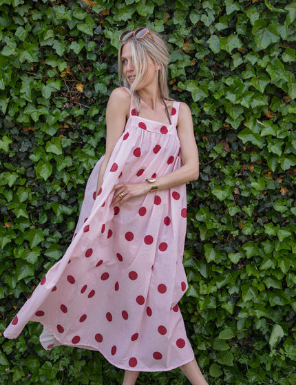 Kleid - Dots Of Sunshine - Babyrosa/Himbeere