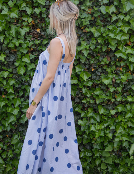 Kleid - Dots Of Sunshine - Hellblau/Dunkelblau