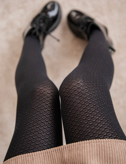 Pattern Perfect Black - Tights