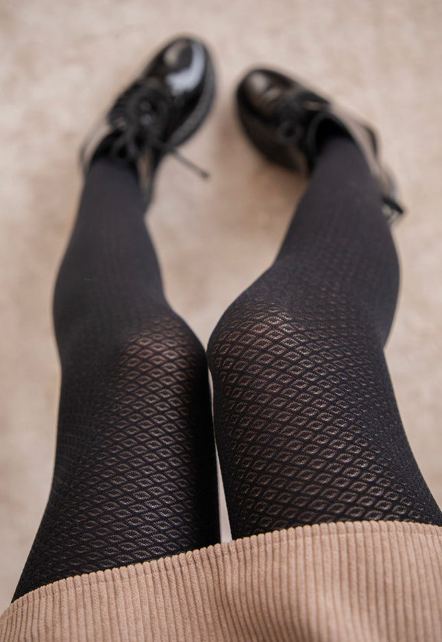 Pattern Perfect Black - Tights