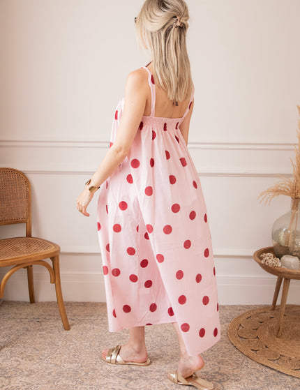 Kleid - Dots Of Sunshine - Babyrosa/Himbeere