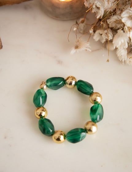 Serenity Green/Gold - Armband